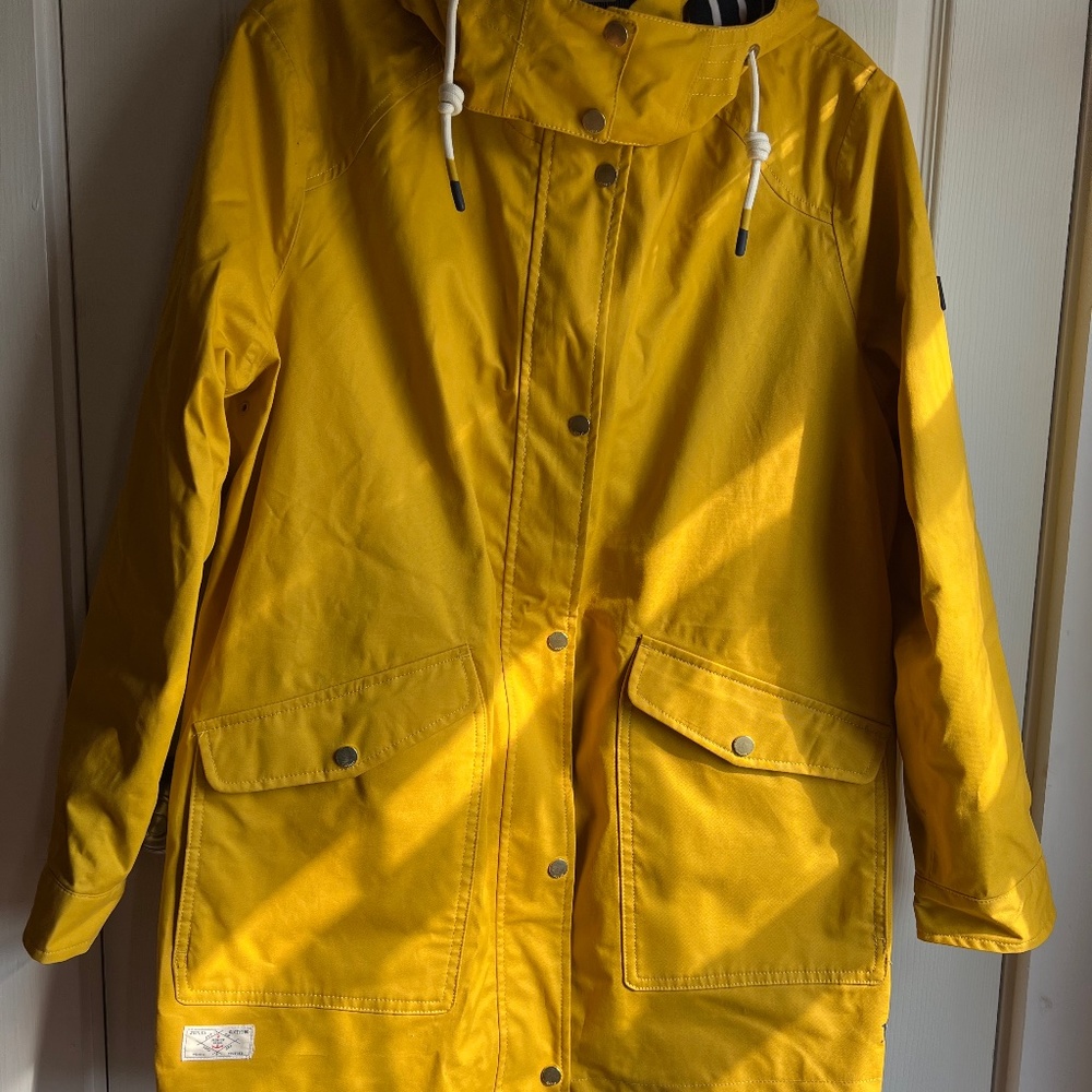 NWT Joules “Rich as Rain” Rain Coat Slicker